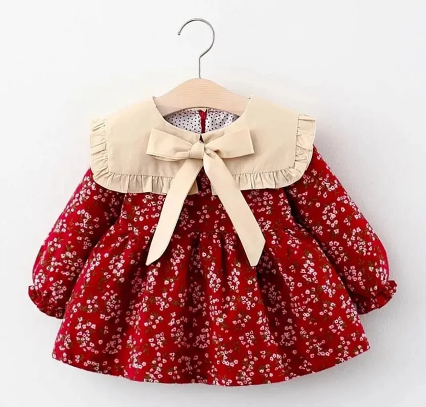 پيراهن دخترانه گل گلي