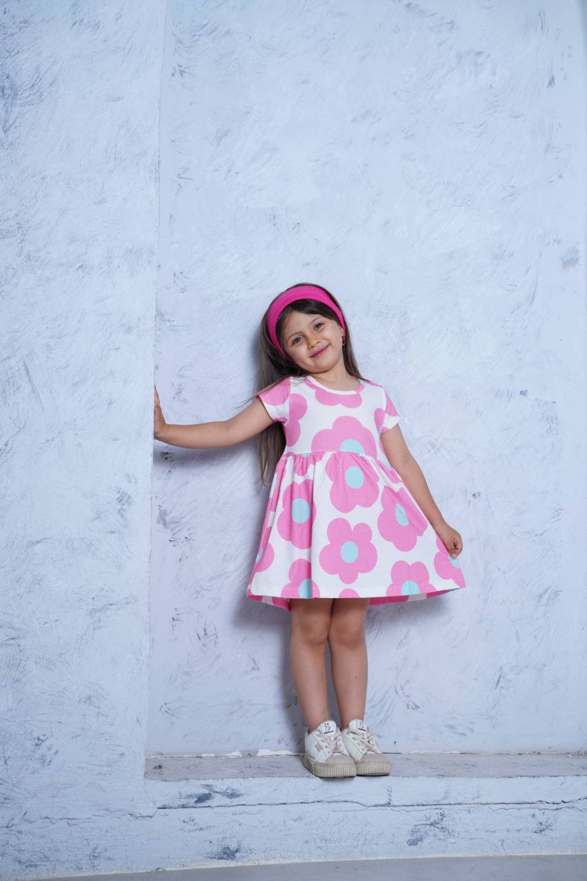 سارافون دخترانه گل بهار