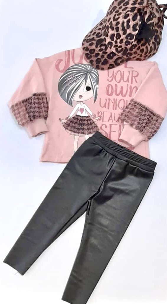 ست بلوز و شلوار چرم