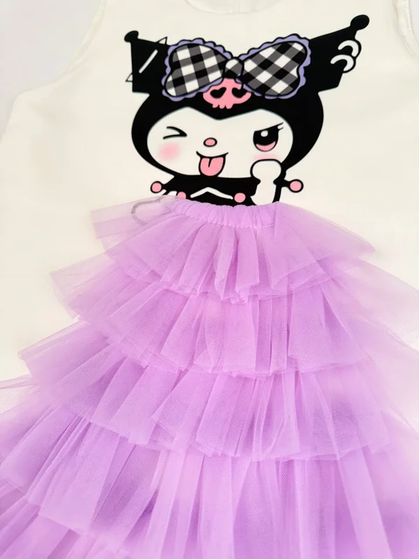 سارافون دخترانه کرومی طرح ۳