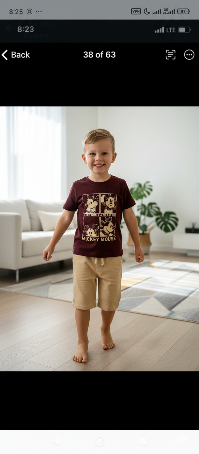 ست پسرانه میکی موس